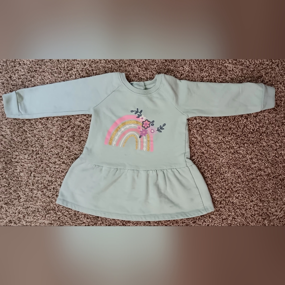Koala Kids girls top, blue 18m